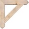 Ekena Millwork Traditional Arts and Crafts Smooth Bracket w/ Offset Brace, Douglas Fir, 7 1/2"W x 36"D x 36"H BKT0806X36X36TRA03SDF - alternate 3